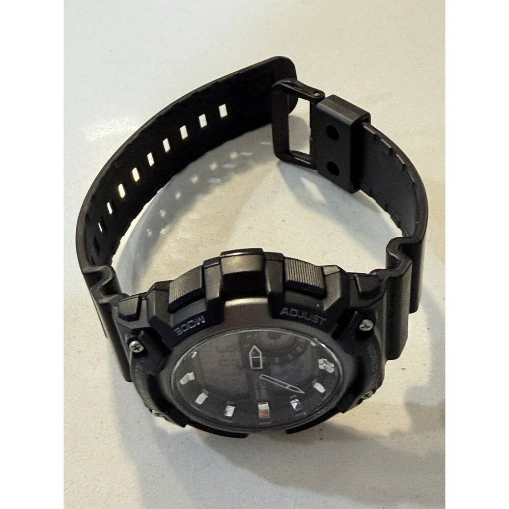 Casio AEQ-200W 5472 World Time Analog Digital Illuminator WR100M Men’s Watch
